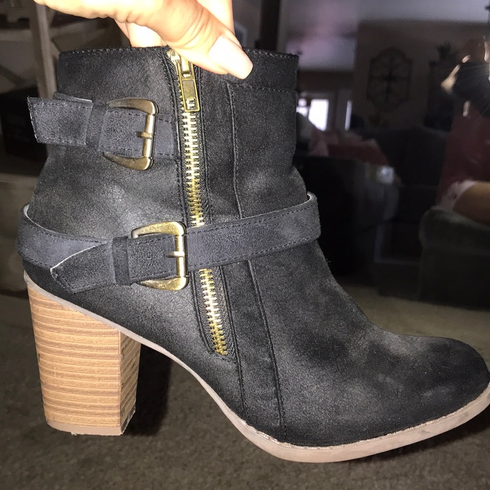 Black booties
